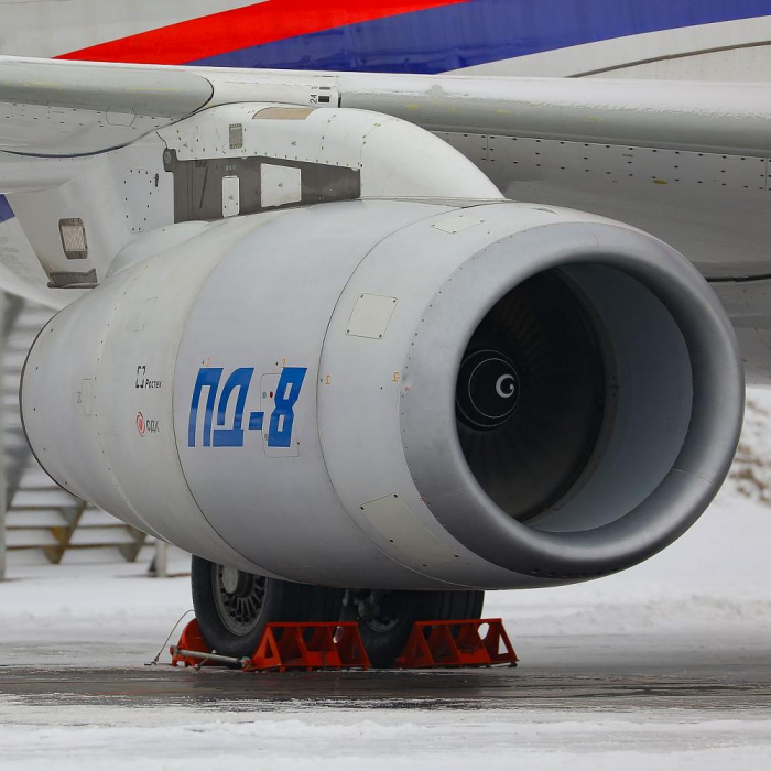 Авиадвигатель ПД-8 для самолета «Суперджет-100» успешно прошел испытания на обрыв лопатки вентилятора