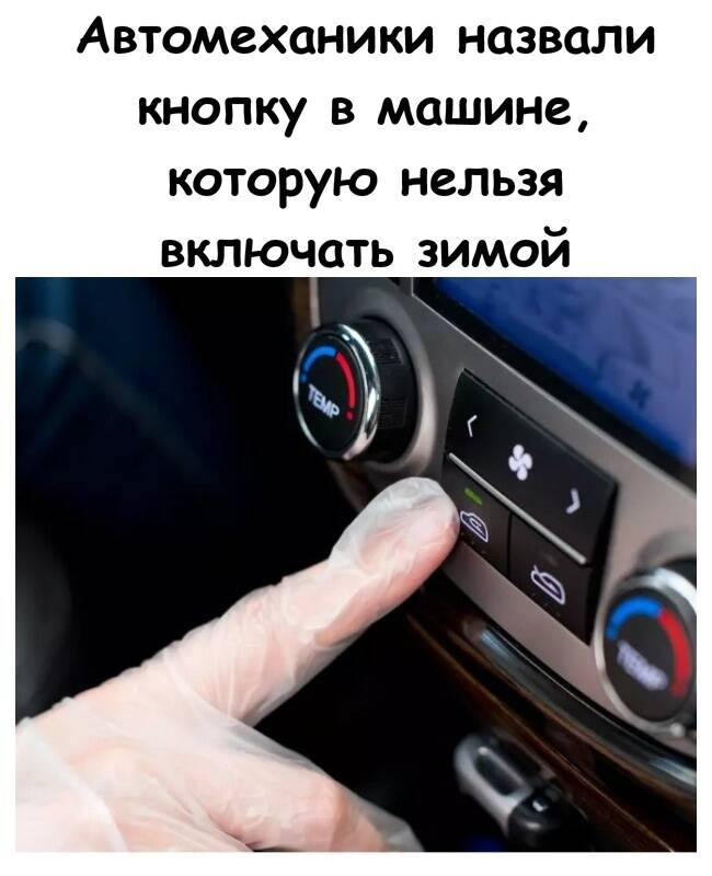 Автомеханики назвали кнопку в машине, которую нельзя включать зимой