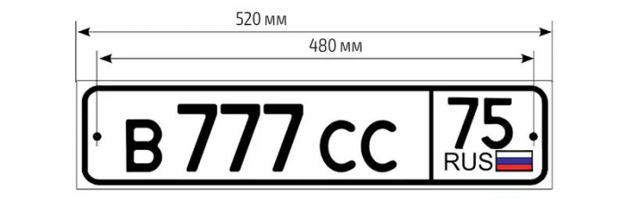 Как закрепить номерной знак на китайском автомобиле и не получить штраф?