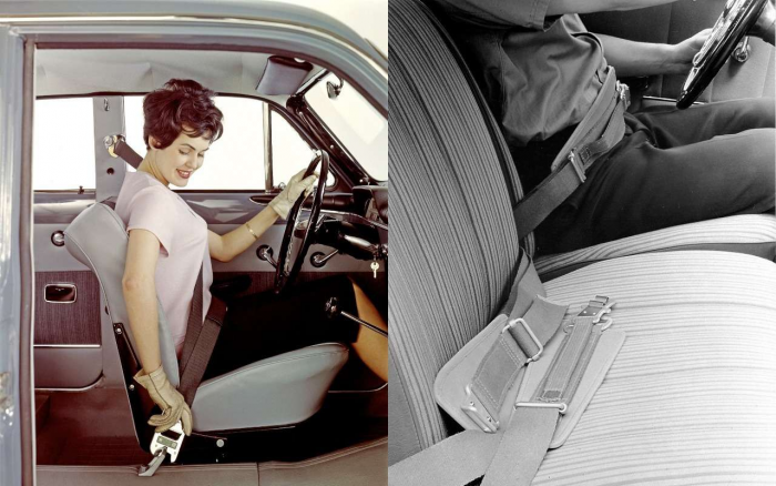 Пристегиваться за рулем раньше  не любили. И даже протестовали