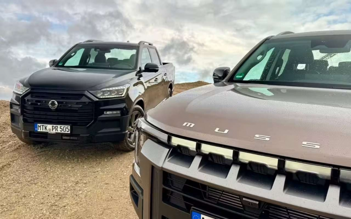 Обновленный SsangYong (теперь  KGM) представил новый пикап. Есть и дизельная версия