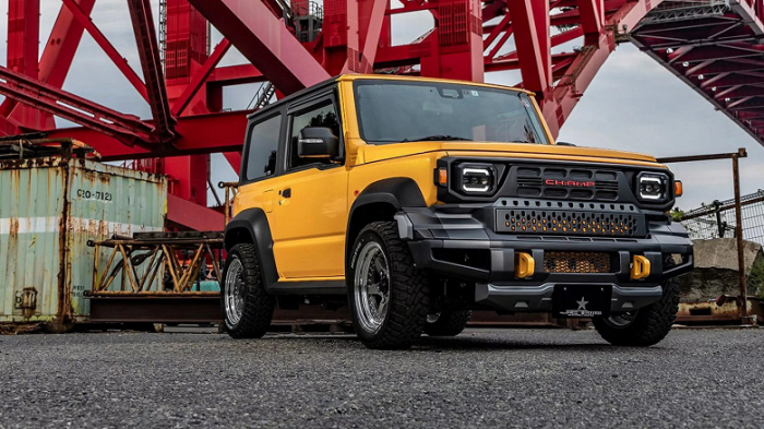 Suzuki Jimny превратили в «мини-Тойоту»: представлен тюнинг-комплект CH:AMP, превращающий Suzuki Jimny в подобие Toyota Hilux Champ