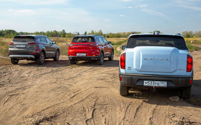 Haval H3, Chery Tiggo 7 Pro Max, Belgee X70 — тест в цифрах