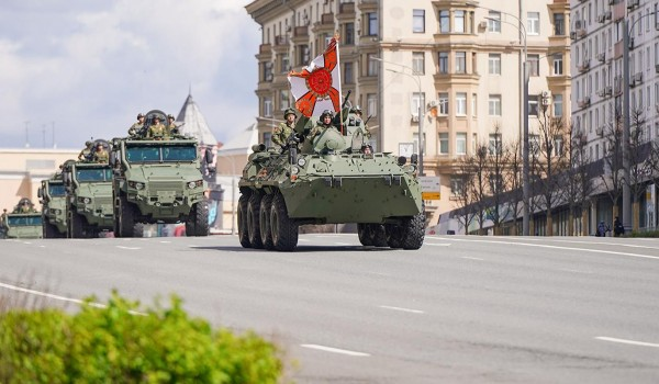 Временные ограничения движения транспорта действуют в Москве 9 мая