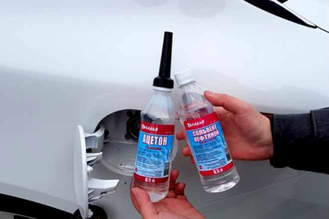 Ацетон в бензобак: хитрость бывалых водителей