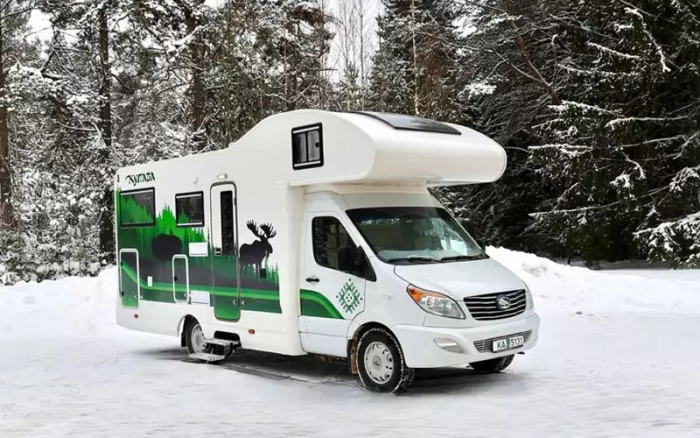 В Белоруссии представили комфортный автодом с «душевными» опциями