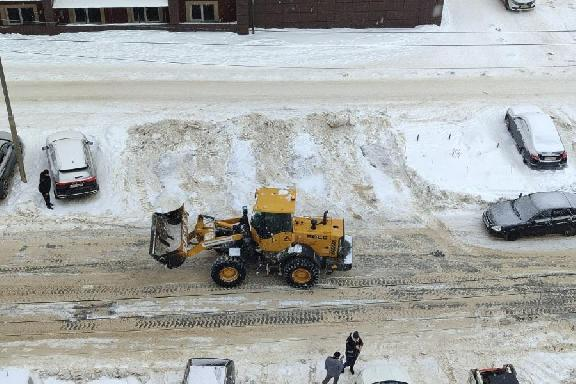 В Тамбове дорожники переходят на усиленный график вывоза снега