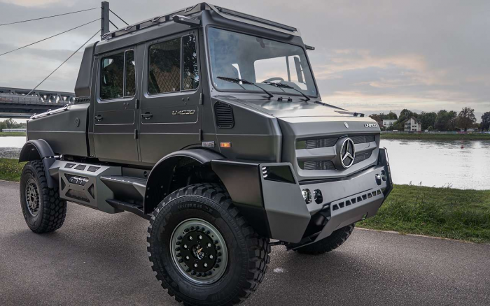 Грузовик тоже может быть роскошным. Unimog — мечта дальнобойщика