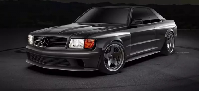 Тюнеры возродили культовый Мерседес и оснастили его мотором от суперкара