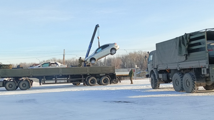 На Алтае три автомобиля отправились на СВО искупать грехи бывших владельцев