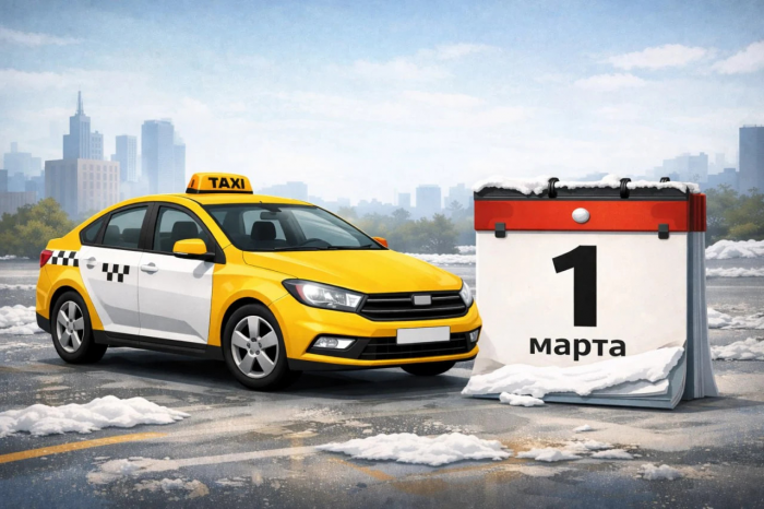 С 1 марта в России вводятся новые требования к автомобилям для работы в такси