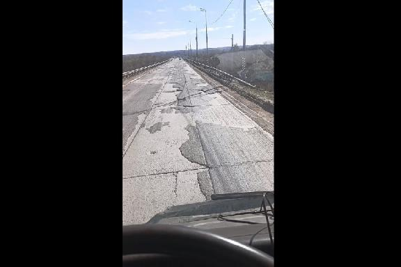 Состояние залатанного покрытия моста на Южном обходе Тамбова оценивается как удовлетворительное