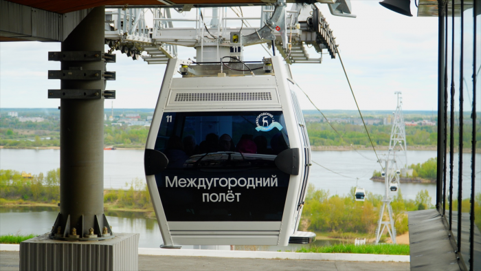 Пассажиропоток Нижегородской канатной дороги в первые дни мая вырос на 83%