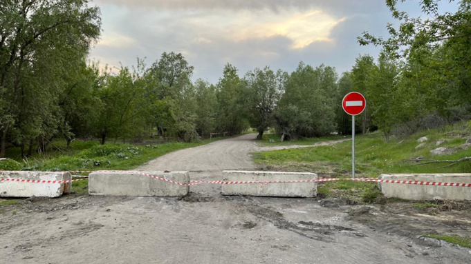 В Затоне из-за подъема воды ограничили движение транспорта