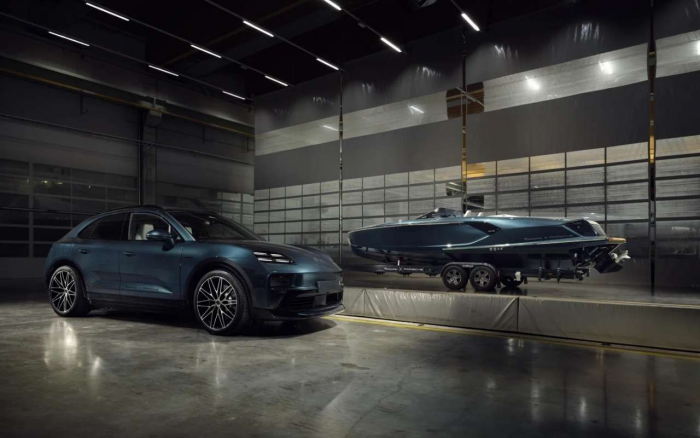 Porsche создала шустрый катер на платформе одного из своих кроссоверов