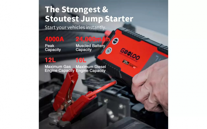 Этот монструозный бустер заведет любую машину в любой мороз, еще и стоит дешево