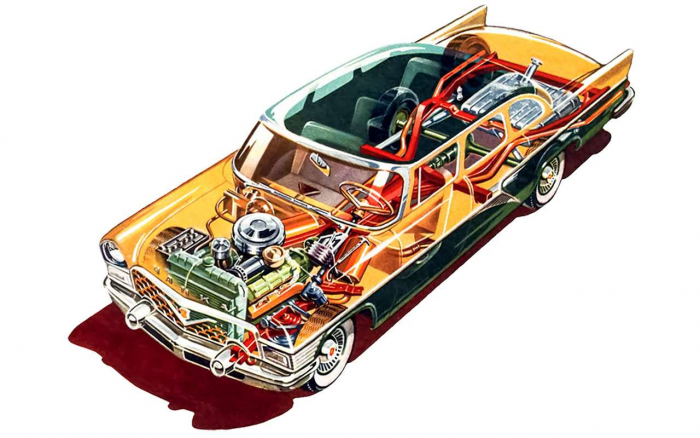 Ну и кто у кого скопировал? ГАЗ‑13 Чайка, американский Buick Electra и французский Facel Vega
