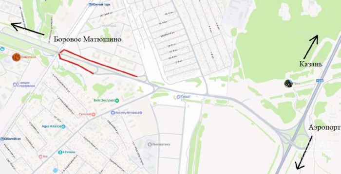 «Проехать на 250 метров дальше»: в Татарстане временно закроют разворот на Усады