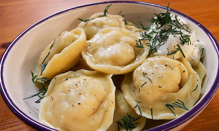 Пельмени не сибирские, а морские. Рубленный фарш делаем из рыбы