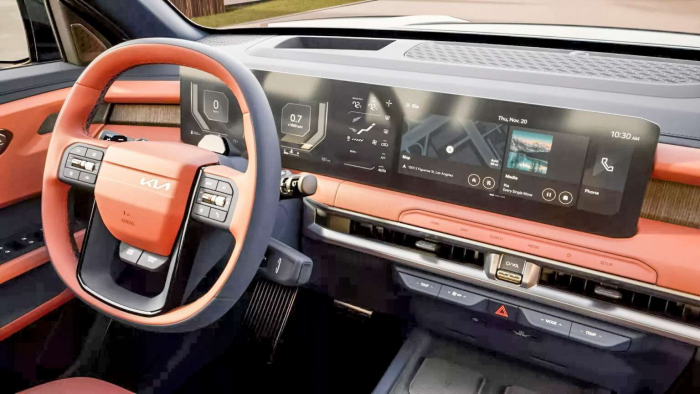 Кроссоверы Kia подрос получили новый фирменный стиль