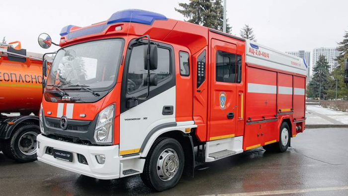 Новую пожарную машину на базе грузовика «Валдай 12» представили в РФ