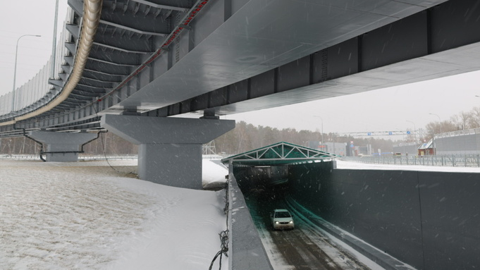 Тоннель открыт. Как выглядит завершенная мегаразвязка на Змеиногорском тракте в Барнауле
