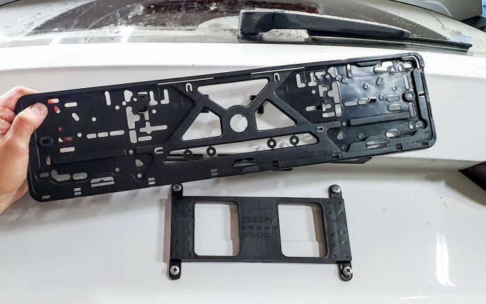 Как закрепить номерной знак на китайском автомобиле и не получить штраф?