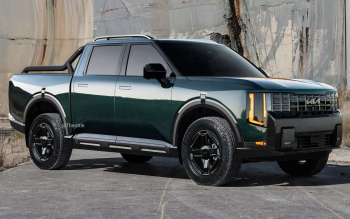 Kia заменит электрический пикап на гибридный Telluride