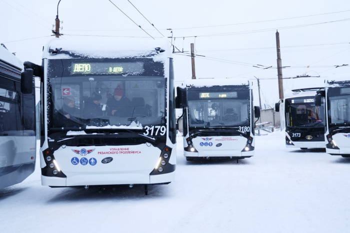 Рязань получила 20 новых троллейбусов, они выйдут на 7 маршрутов 