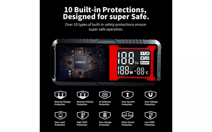 Этот монструозный бустер заведет любую машину в любой мороз, еще и стоит дешево