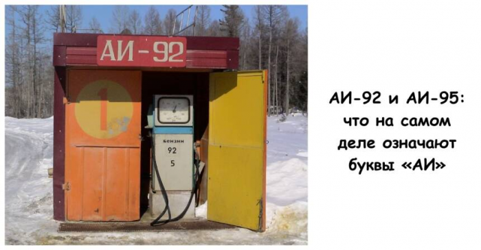 АИ-92 и АИ-95: что на самом деле означают буквы «АИ»
