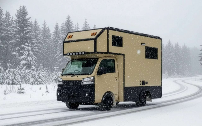 Автодом, в котором есть всё, что нужно для жизни на природе