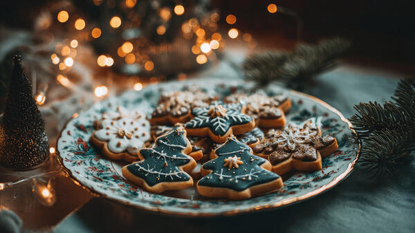 Как приготовить печенье с грушей, яблоком и инжиром